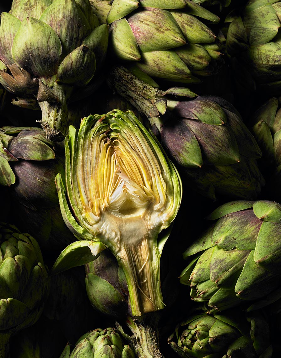 Glasshouse Assignment - Kang Kim - Food Photography - Artichokes