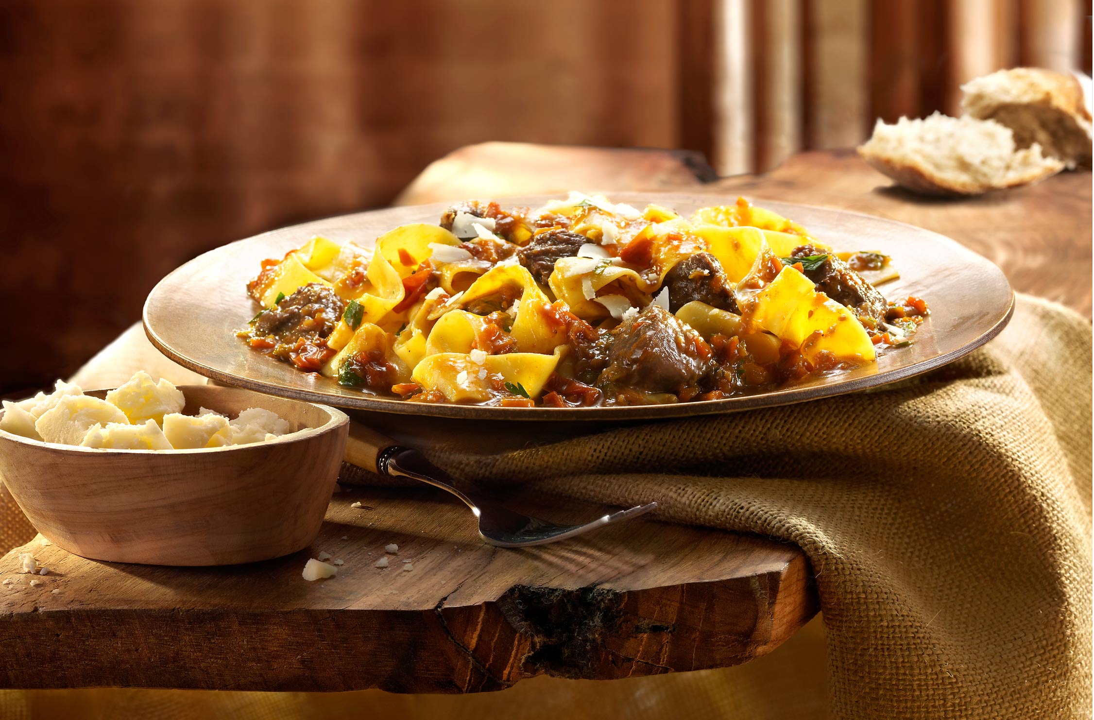 Glasshouse Assignment - David Bishop - Food Photography - Lamb Pappardelle