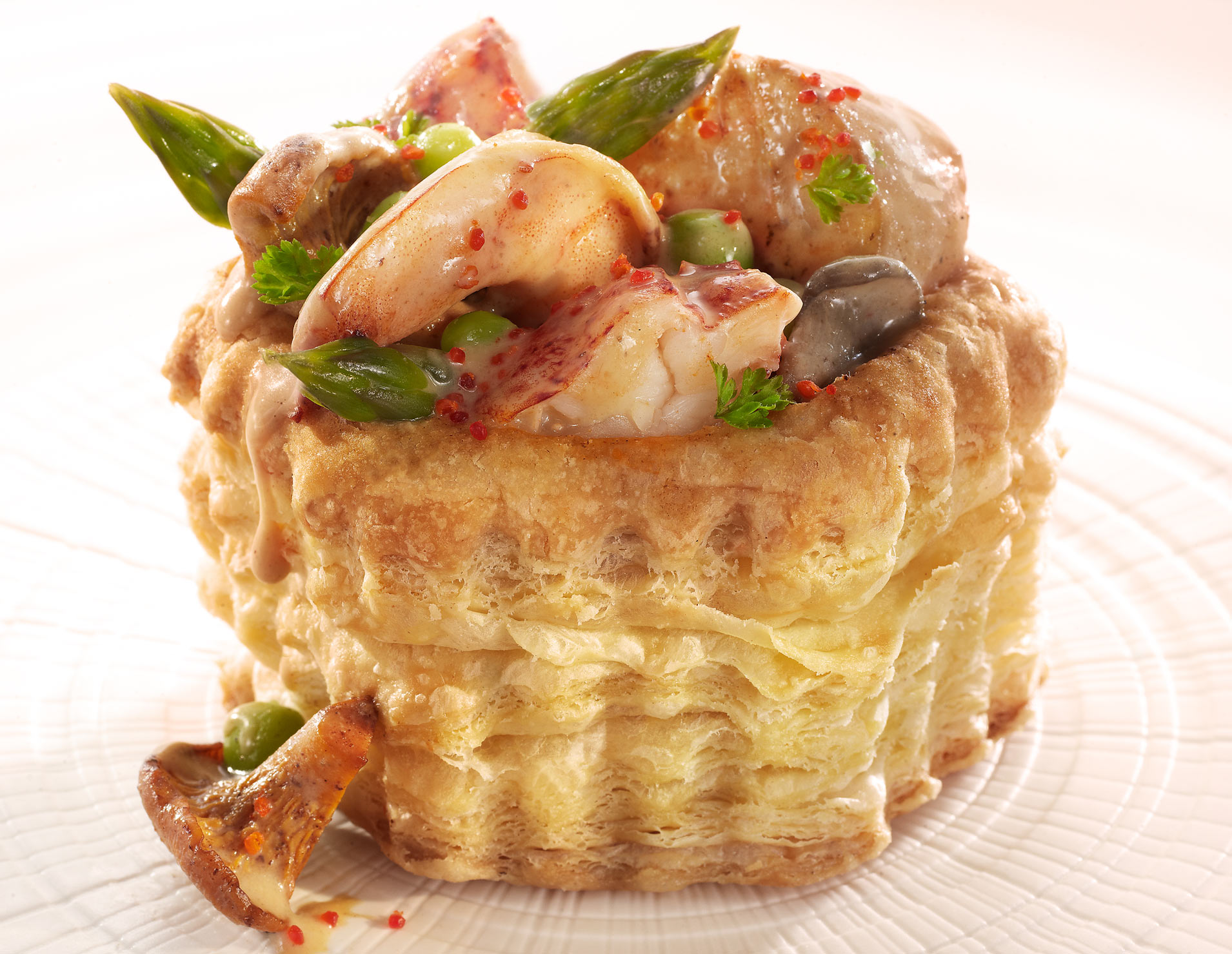 Glasshouse Assignment - David Bishop - Food Photography - Seafood Vol au Vent.